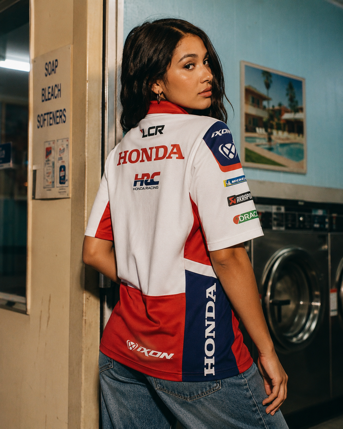 Maglietta polo replica del team LCR Honda Racing 2026 IXON 