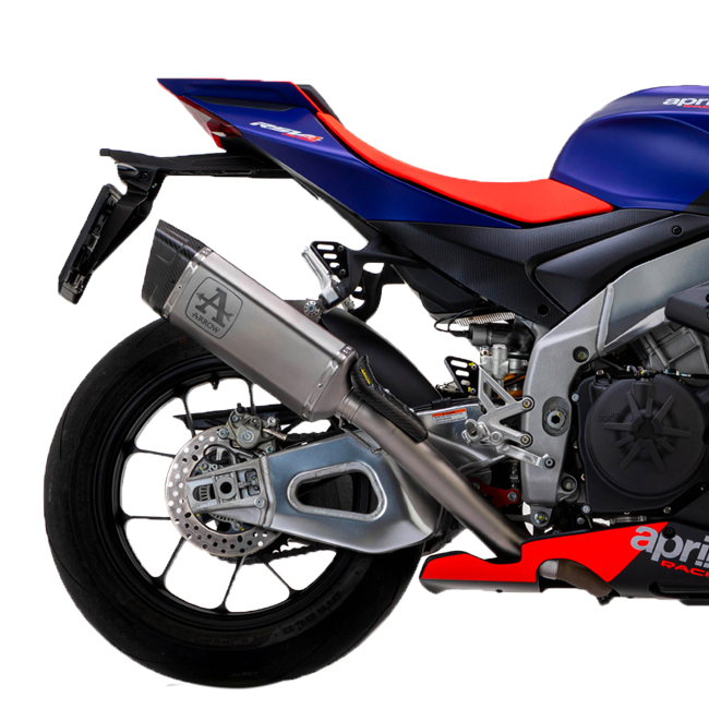 KIT FARCHI SLIP-ON Pista in acciaio inossidabile Aprilia RSV4 1100 Factory (21-25) 71004pt