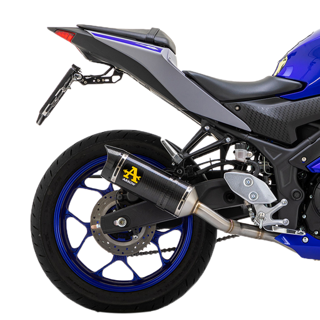 Arrow Slip-on Thunder Carbon Yamaha YZF-R3 (21-25) 71831MK
