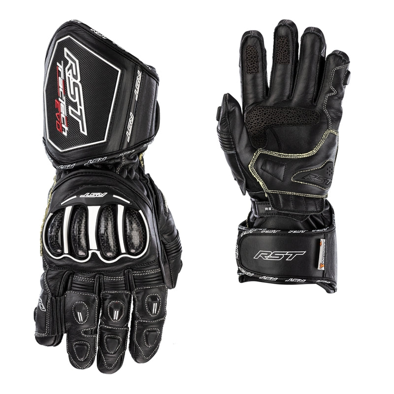 RST Tractech Evo 4 guanti in pelle da motociclista | Donna | Nero | 103495 
