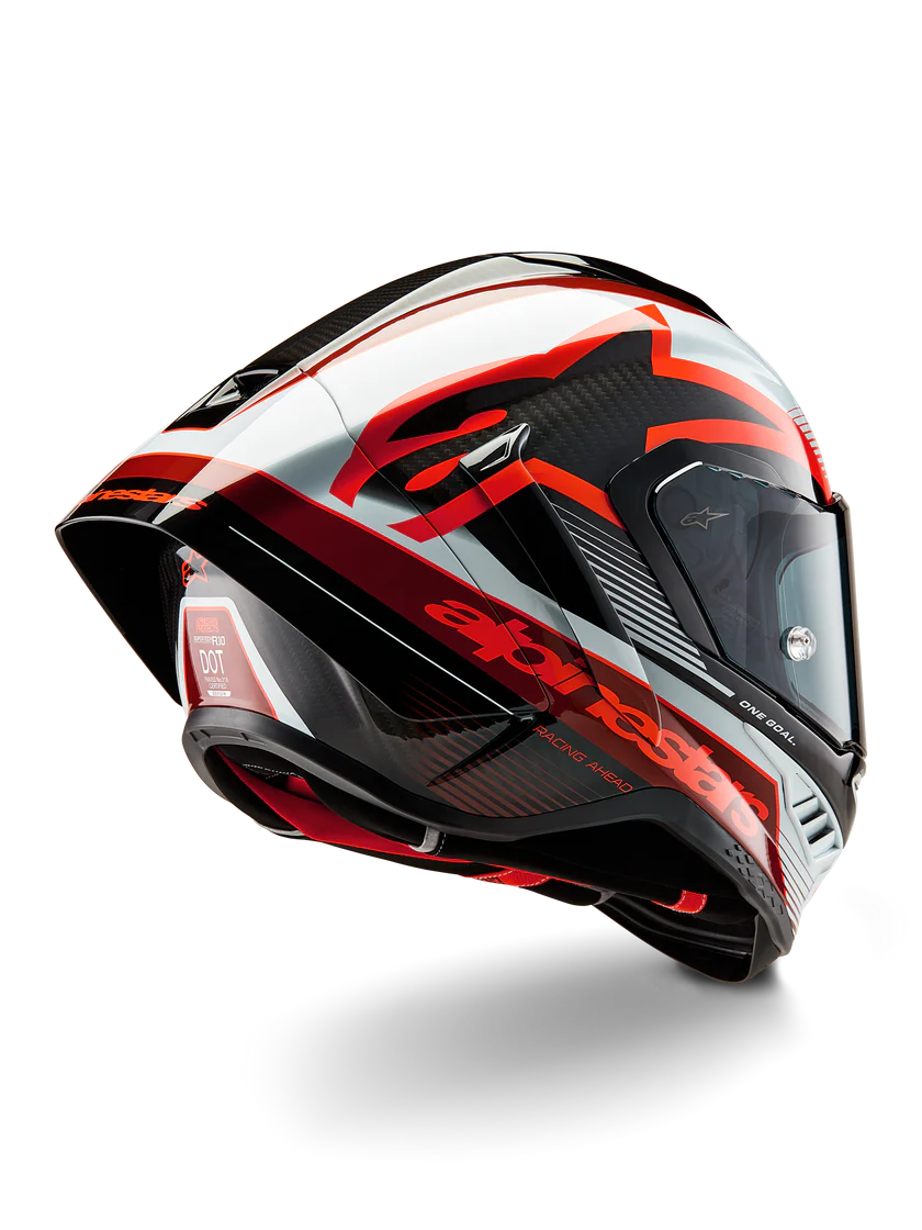 Alpinestars Supertech R10 Team Helm Carbon Carb White Gloss 8200224-1352
