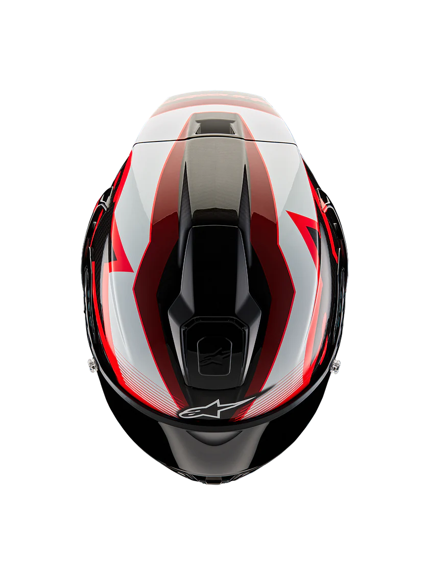Alpinestars Supertech R10 Team Helm Carbon Carb White Gloss 8200224-1352