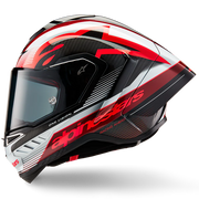 Alpinestars Supertech R10 Team Helm Carbon Carb White Gloss 8200224-1352