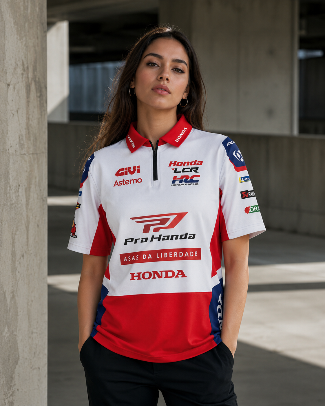 Maglietta polo replica del team LCR Honda Racing 2026 IXON 