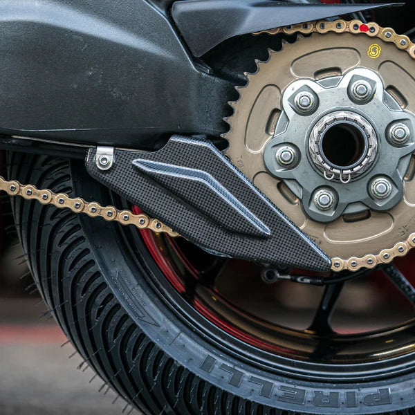 Coperchio catena in carbonio WorldSSP Feel Racing Ducati Panigale V2 955 (20-24) FR.495.114.C 