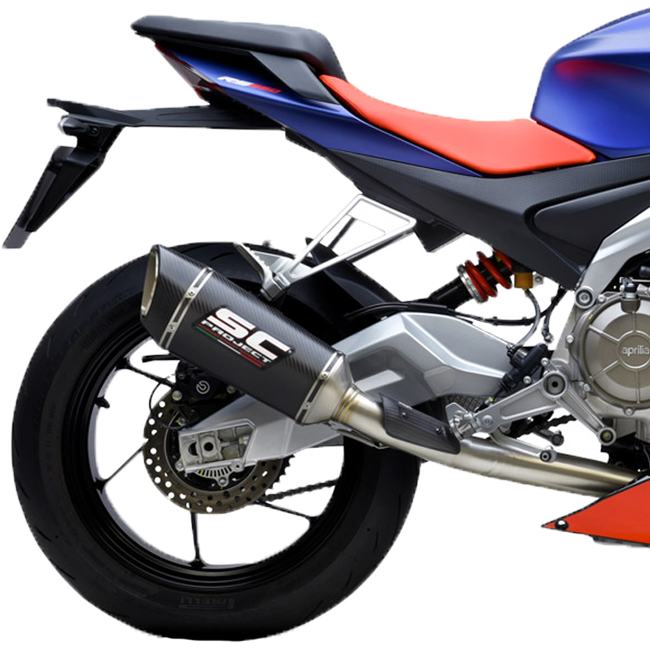 SC-project Acciaio inossidabile Sistema completo 2-1 SC1-R Aprilia Rs 660 (20-25) A23A-AC90