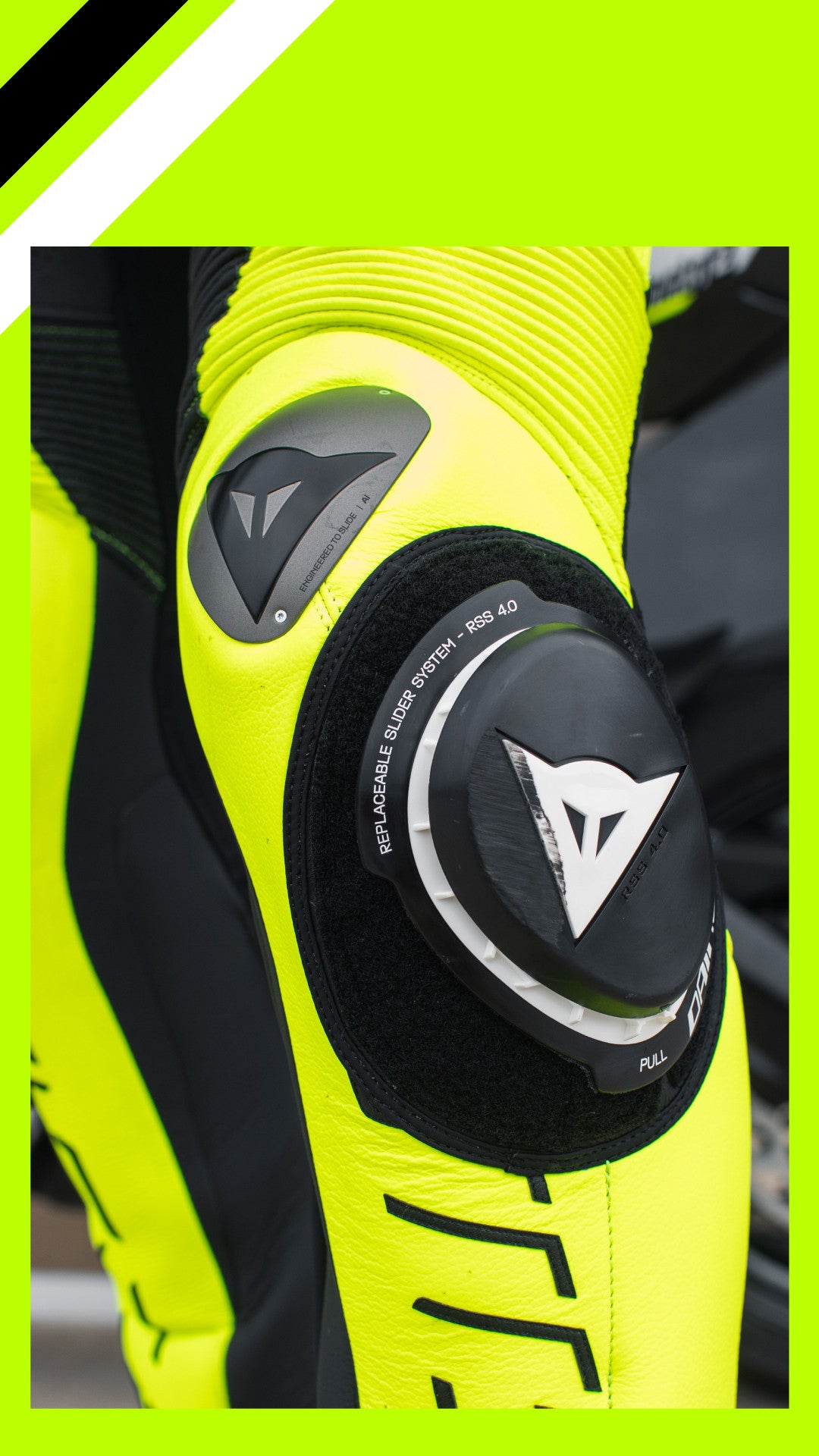 Audax D-ZIP DAINESE D-ZIP MOTURA COMBINAZIONE COMBINAZIONE COMBINAZIONE COMBINAZIONE | Uomini | Giallo nero/neon