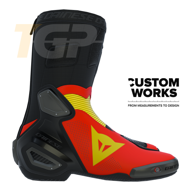 Dainese Axial 2 Air Racing und Straßen Motorradstiefel Herren | Spagna Edition | Custom Works