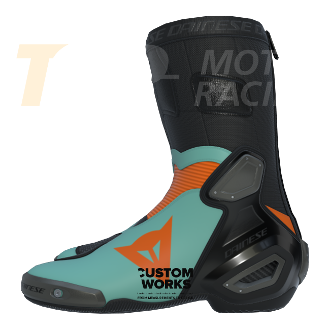 Dainese Axial 2 Stivali Racing e Moto Stradali | Uomo | Fluorot / Nero | Custom Works 
