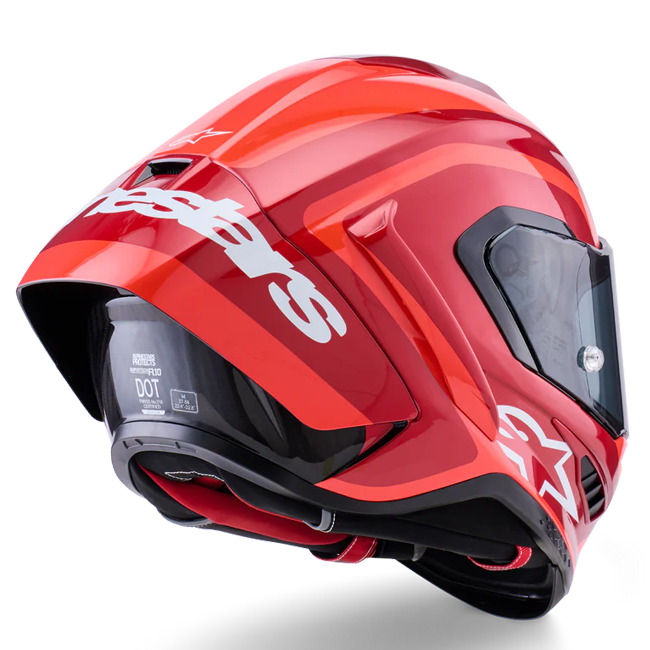 Alpinestars Supertech R10 Casco Arius Doppio Rosso lucido 8203926-1683 