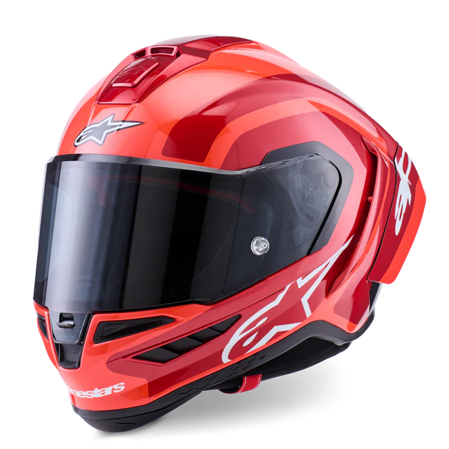 Alpinestars Supertech R10 Casco Arius Doppio Rosso lucido 8203926-1683 