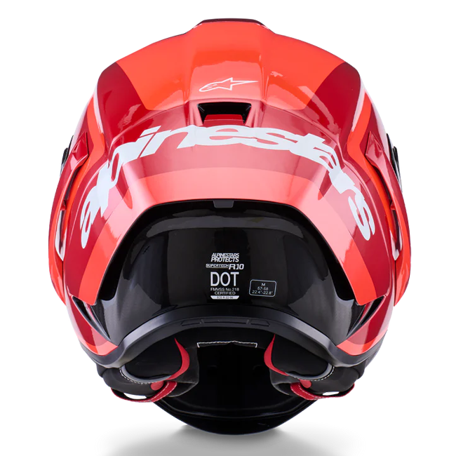 Alpinestars Supertech R10 Casco Arius Doppio Rosso lucido 8203926-1683 