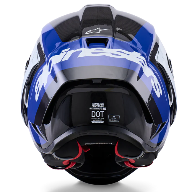 Alpinestars Supertech R10 Casco Arius Blu Lucido 8203926-1647 