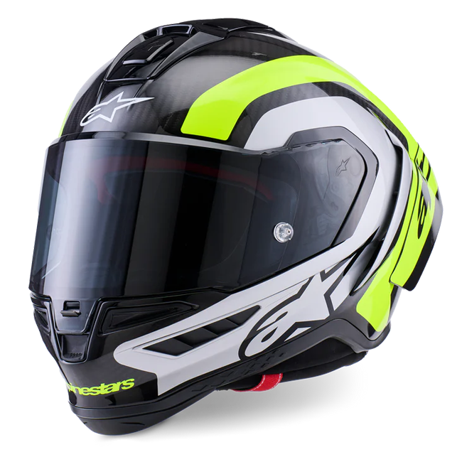 Casco Alpinestars Supertech R10 Arius Giallo Fluo Lucido 8203926-1699 