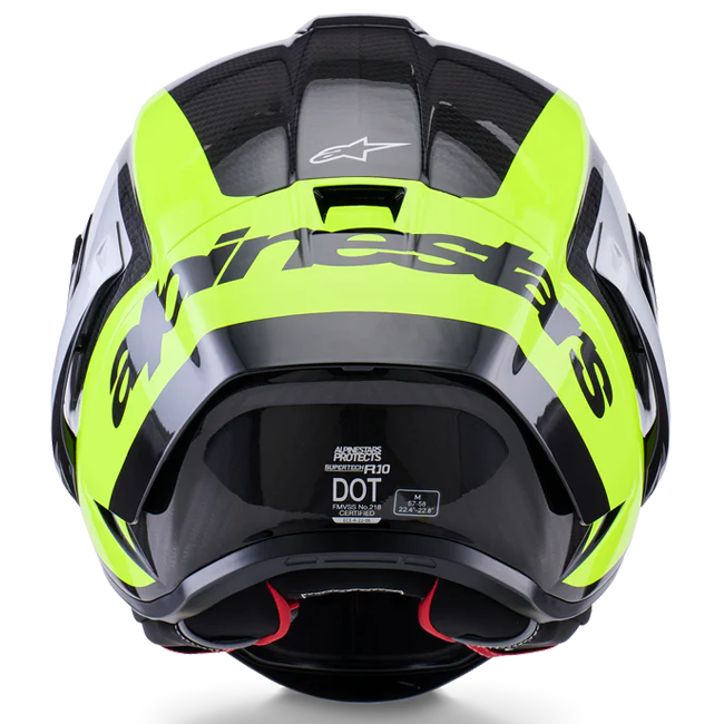 Casco Alpinestars Supertech R10 Arius Giallo Fluo Lucido 8203926-1699 