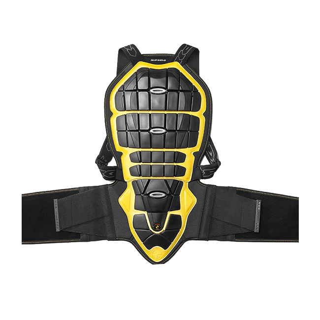 Spidi Back Warrior paraschiena | Uomo | Nero/Giallo 