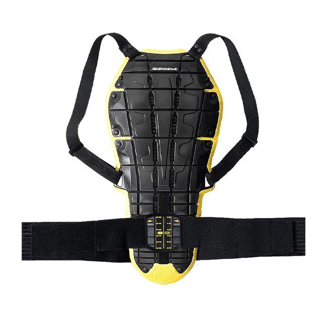 Spidi Back Warrior Evo paraschiena | Uomo | Nero/Giallo 