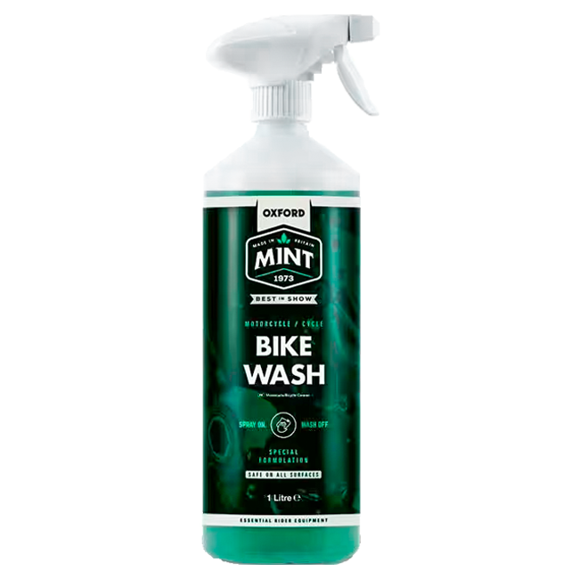 Cleaner motociclistico di Oxford Mint "Bike Wash" - 1 L bottiglia