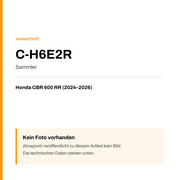 Akrapovic Sammler Honda CBR 600 RR (24-26) C-H6E2R — Platzhalter, kein Herstellerfoto verfügbar