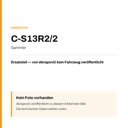 Akrapovic Sammler C-S13R2/2 — Platzhalter, kein Herstellerfoto verfügbar