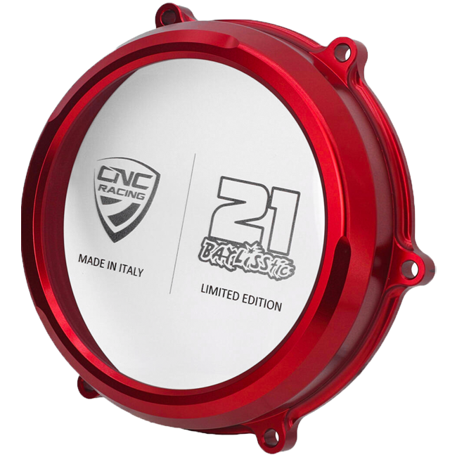 Coperchio frizione trasparente Troy Bayliss Limited Edition CNC Racing Ducati Panigale V4/S (2025) CA210TB 
