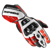 Guanti da moto in pelle Spidi Carbo Track Evo Racing | Uomo | Rosso | A203014 