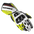 Guanti da moto in pelle Spidi Carbo Track Evo Racing | Uomo | Nero/Giallo fluorescente | A203394 