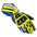 Guanti da moto in pelle Spidi Carbo Track Evo Racing | Uomo | Blu/Giallo | A203477 