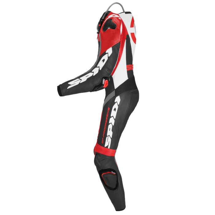 Spidi DP-Progressive tuta intera Tuta in pelle – Tuta da pista perforata | Uomo | Rosso | Y161014 