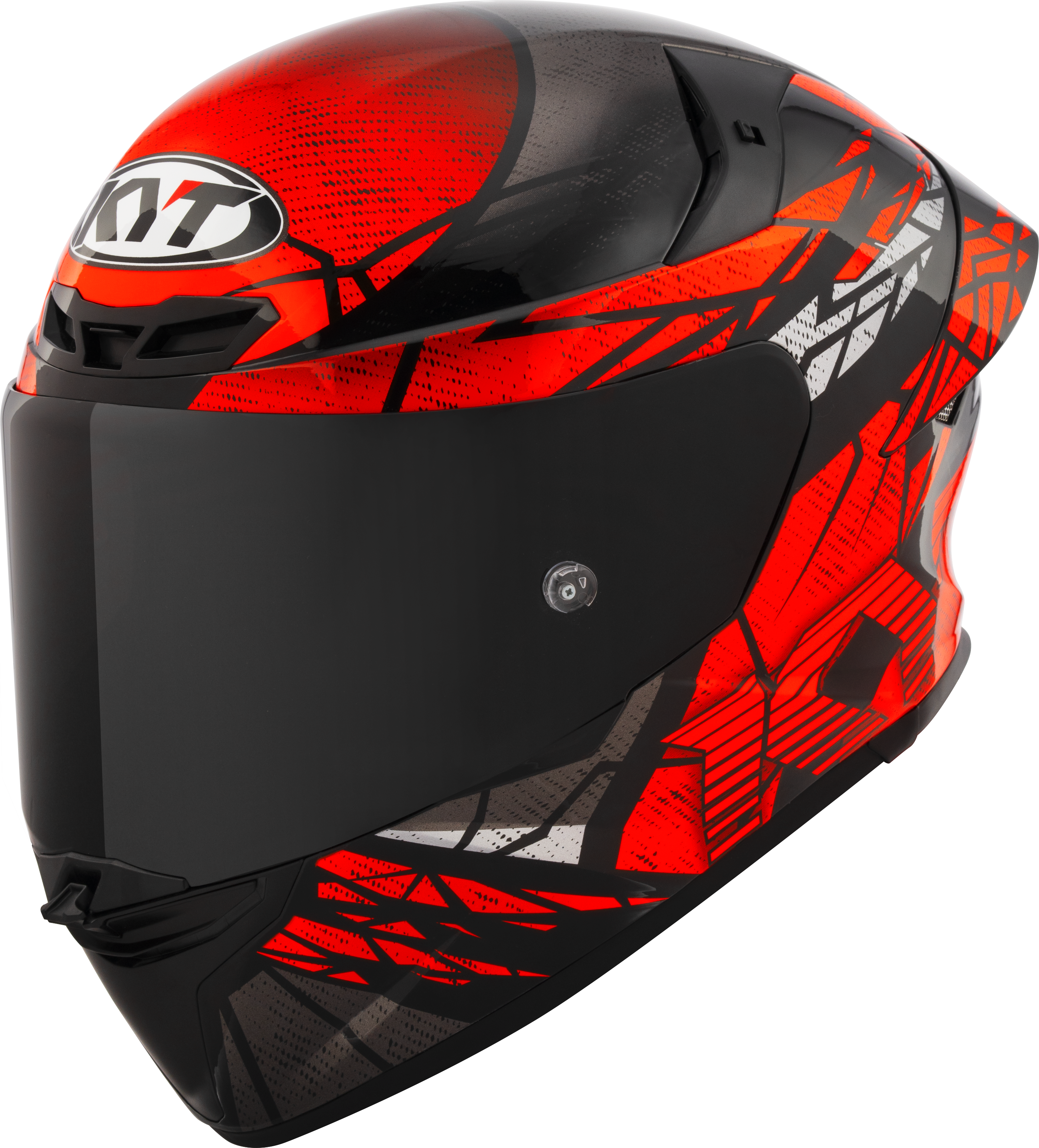 Kyt TT-Revo Combusibile elmo rosso Matt Y6TR0038