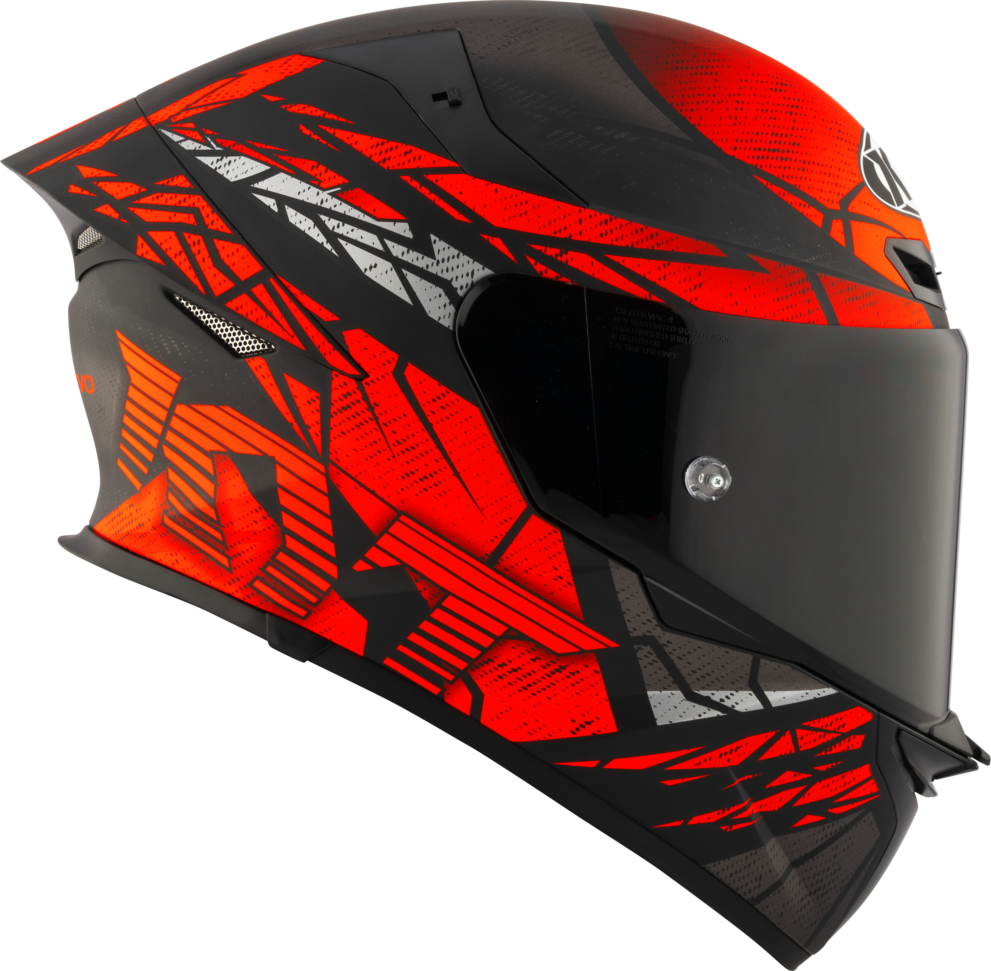 Kyt TT-Revo Combusibile elmo rosso Matt Y6TR0038