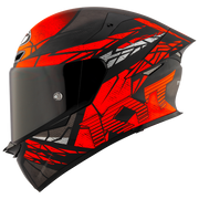 Kyt TT-Revo Combusibile elmo rosso Matt Y6TR0038
