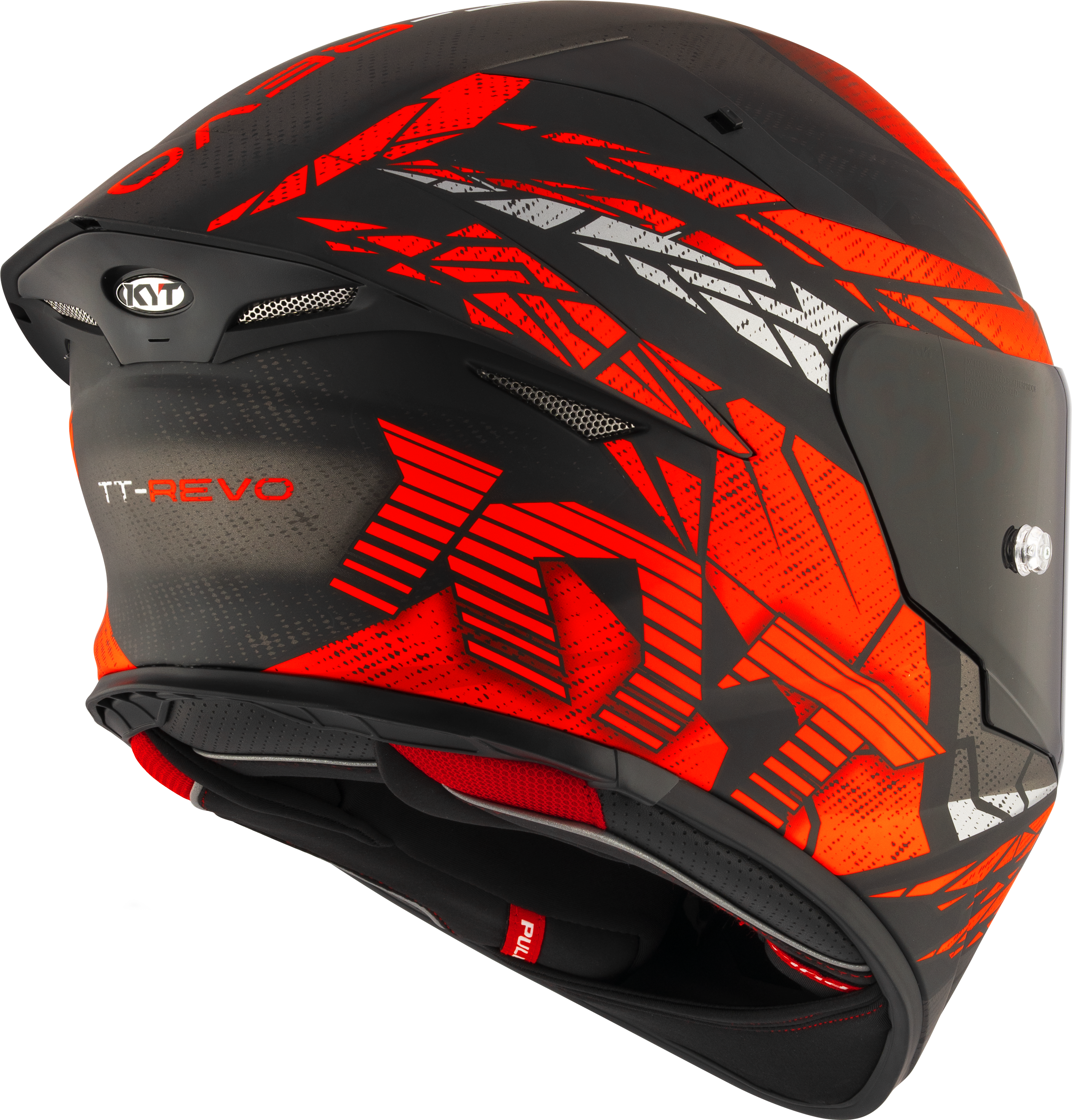 Kyt TT-Revo Combusibile elmo rosso Matt Y6TR0038