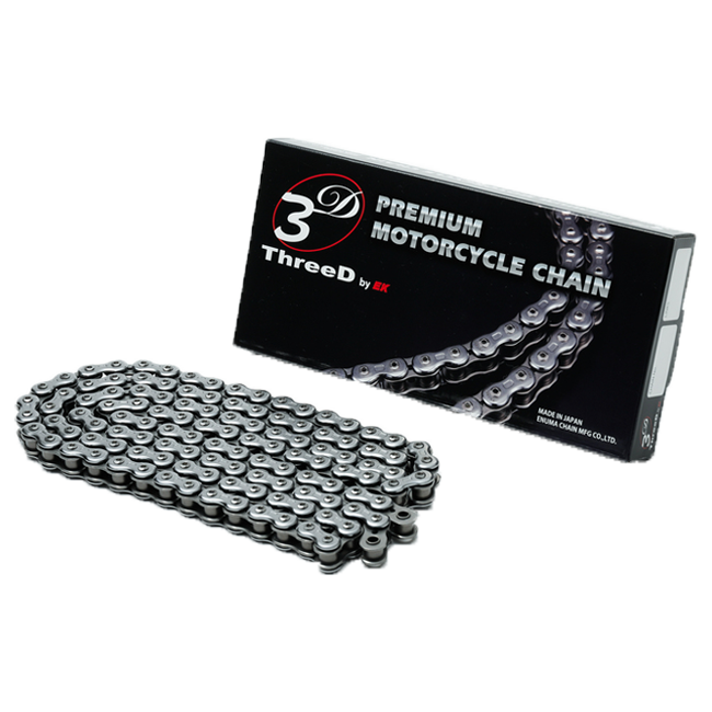 Catena EK 520 R/3D Cromato NX-Ring aperta con chiusura a rivetto – 110 fino a 120 maglie 