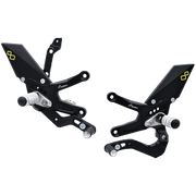 Sistema di poggiapiedi Lightch Kawasaki ZX-10 R/RR (21-25) FTRA011/W