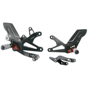 Sistema di poggiapiedi R Lightch Triumph Street Triple 765 S / R / RS (17-25) FTRTR005R