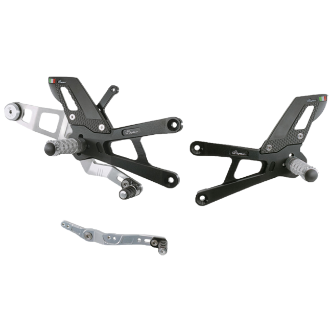 Sistema di poggiapiedi Feuse Track Feuse Yamaha YZF-R1/M RN32, RN49 e RN65 (15-25) Ftrya020