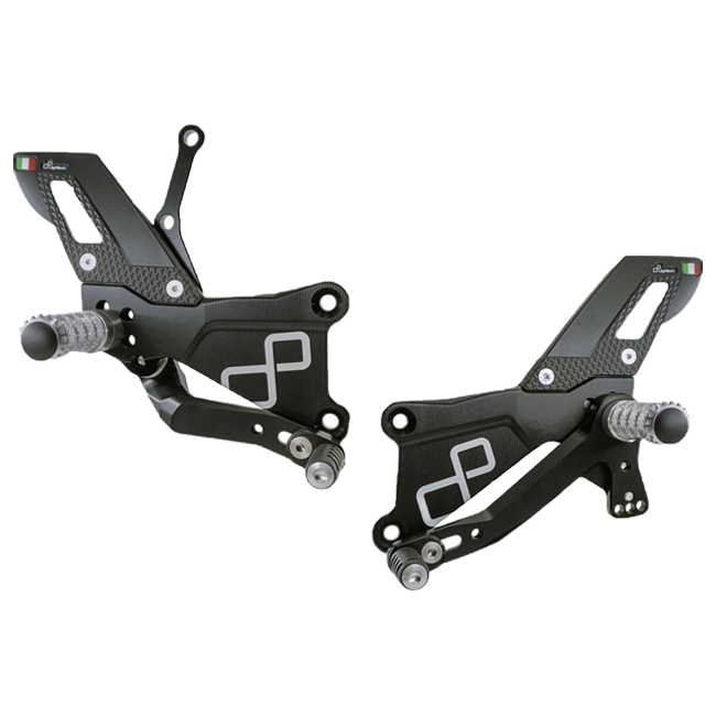 Sistema di poggiapiedi Feuse Track Feuse Yamaha YZF-R3 (15-25) Ftrya019