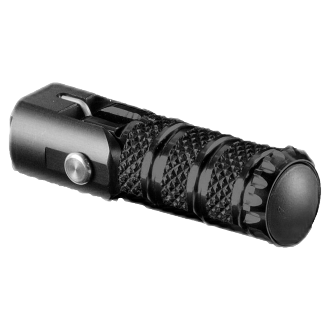 LightTech Sostituzione poggiapiedi pieghevole 76,5 mm-silver/nero | RFTR249-252