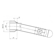 Spark Exhaust dB-Killer Rund Megaphone 34° 28 Holes Universal G9914