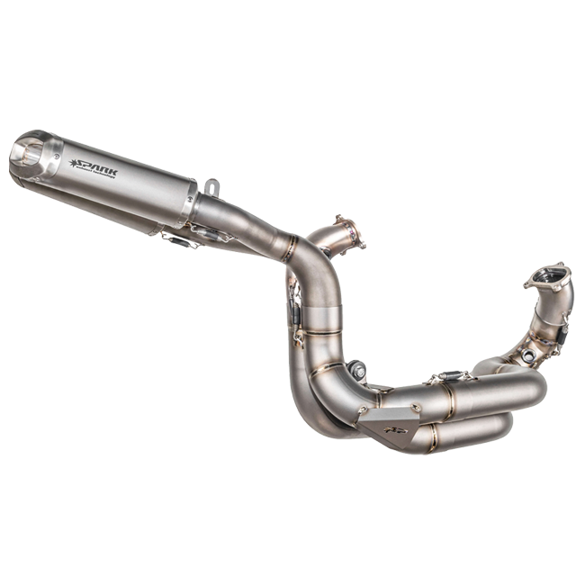 Spark Exhaust Komplettanlage Rechteckig WSSP Titanium Ducati Panigale 959 (16-19) GDU8836T