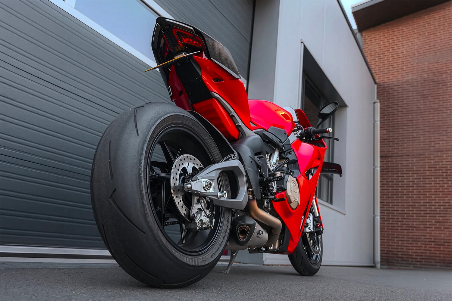 Spark Exhaust Komplettanlage Racing Satz Konix Evo Titanium Ducati Panigale V4/S/R (25-26) GDU8856T