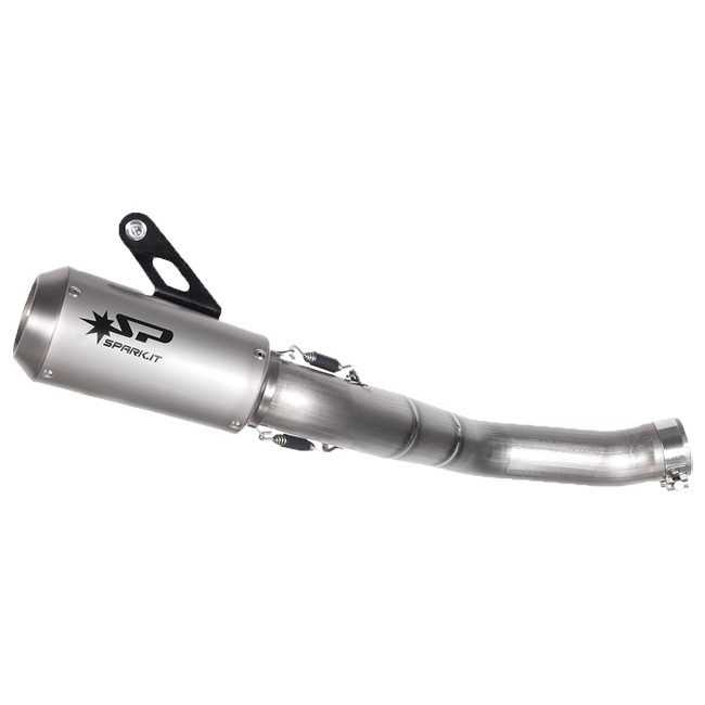 Spark Exhaus Slip-On MotoGP + Kat Sostituzione Tubo Kawasaki ZX-10 R/RR (16-20) GKA8816T
