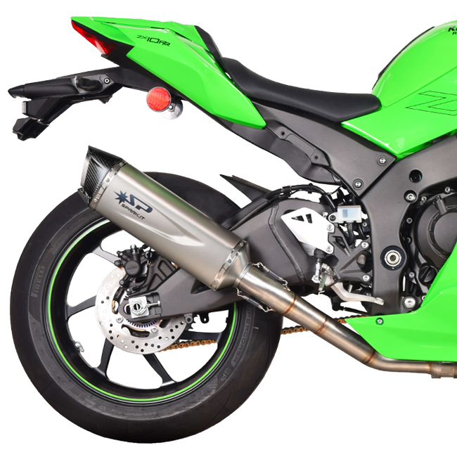 Spark Exhaus Slip-On Force Evo + Kat Sostituzione Tubo Kawasaki ZX-10 R/RR (21-25) GKA8844T