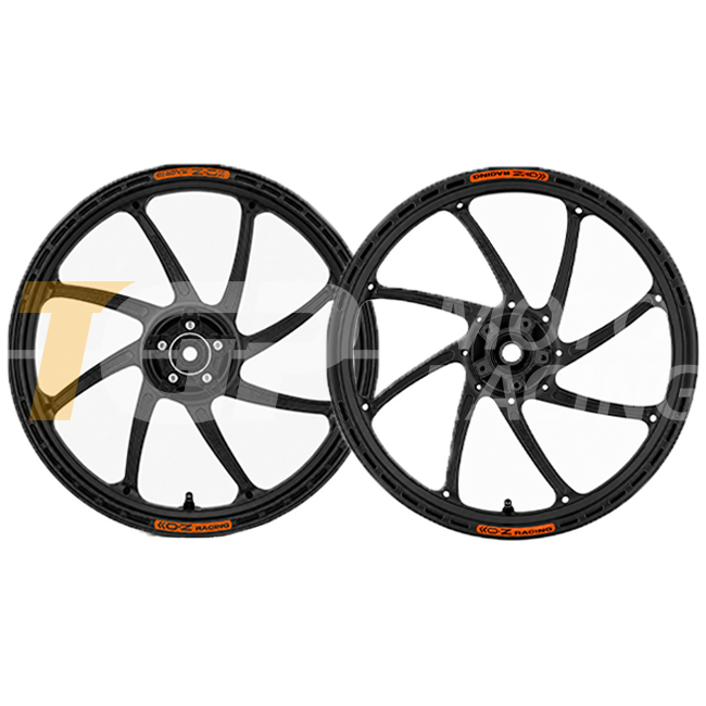 OZ GP Replica GP-8R in alluminio Cerchi set per Aprilia RSV4/1100 Factory/RF/RR (17-20) 