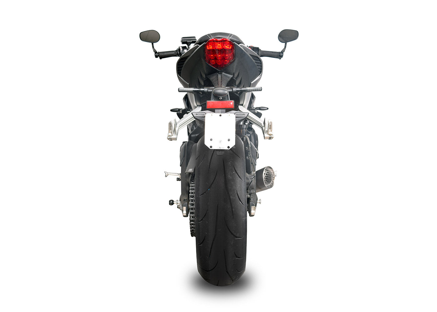 Spark Exhaust Halbkomplette Anlage Racing Satz Grid-O Titanium Triumph Street Triple 765 R/RS (17-26) GTR0501T