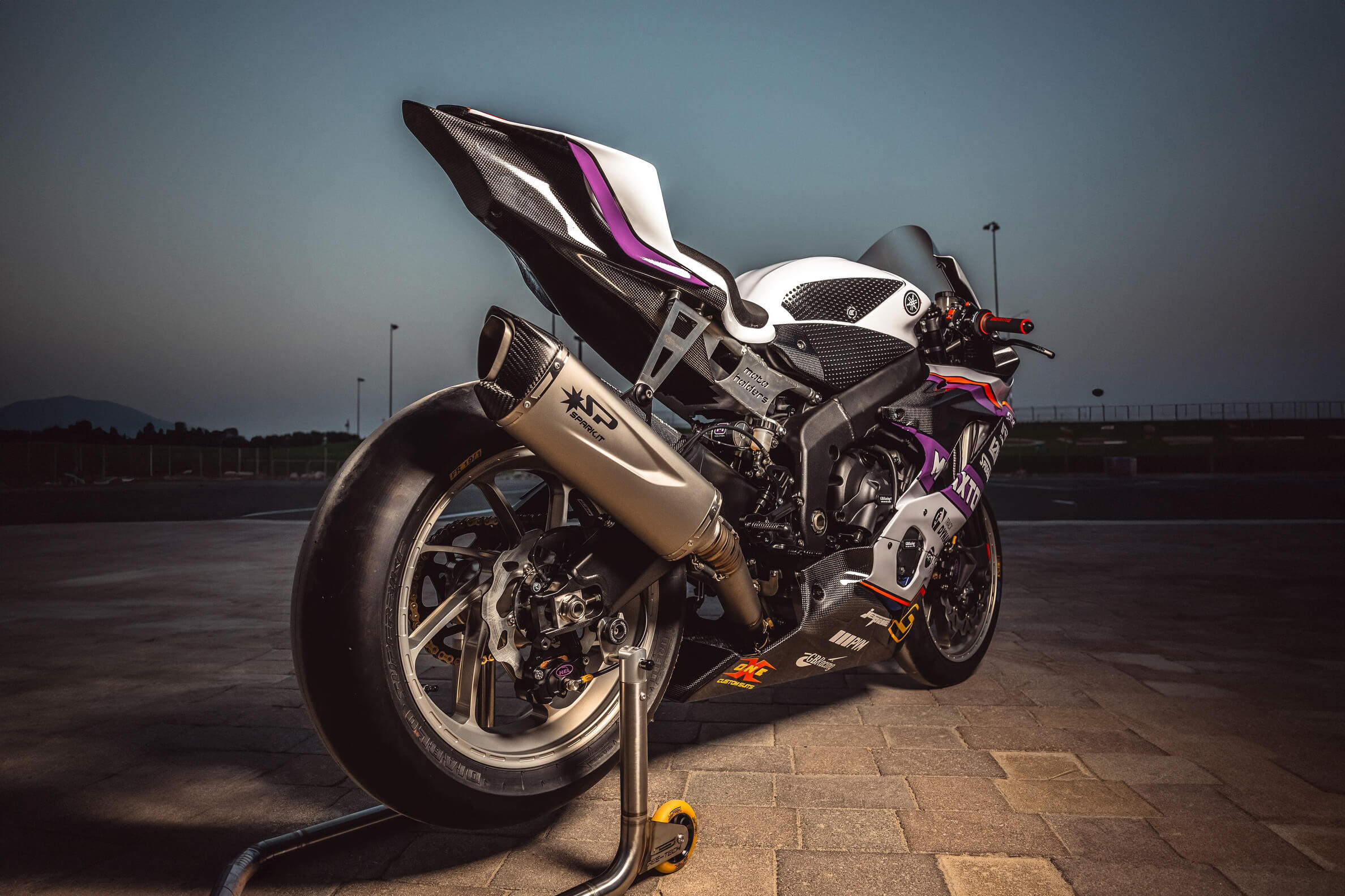 Spark Exhaust Komplettanlage Racing Force Evo STEP 3 102 dB Titanium Yamaha R6 (06-26) GYA8873T