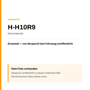 Akrapovic Krümmerrohr H-H10R9 — Platzhalter, kein Herstellerfoto verfügbar