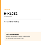 Akrapovic Krümmerrohr Kawasaki ZX-10 R (15-15) H-K10E2 — Platzhalter, kein Herstellerfoto verfügbar