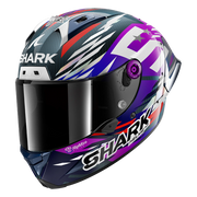 Shark Aeron GP FIM 2 Johann Zarco Signature 2026 Replica DVU HE4104 — Dreiviertelansicht von vorn